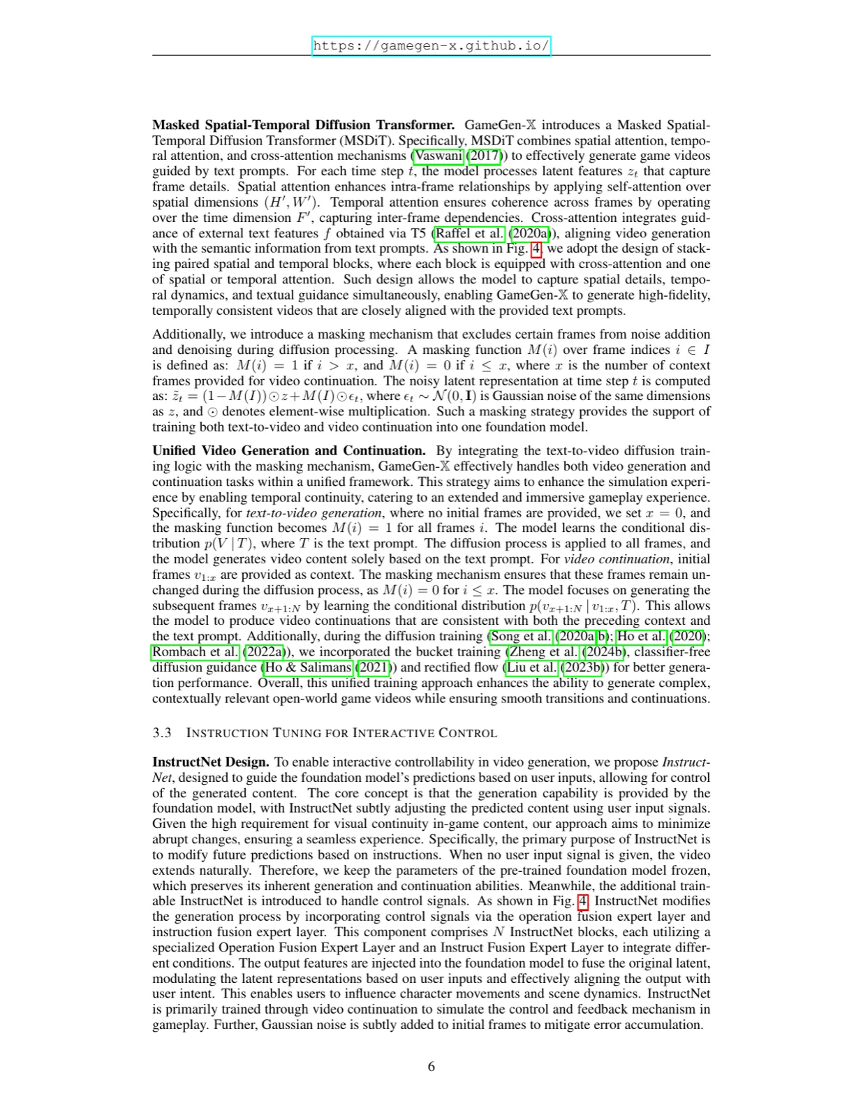 GameGen-X 架构图 — InstructNet