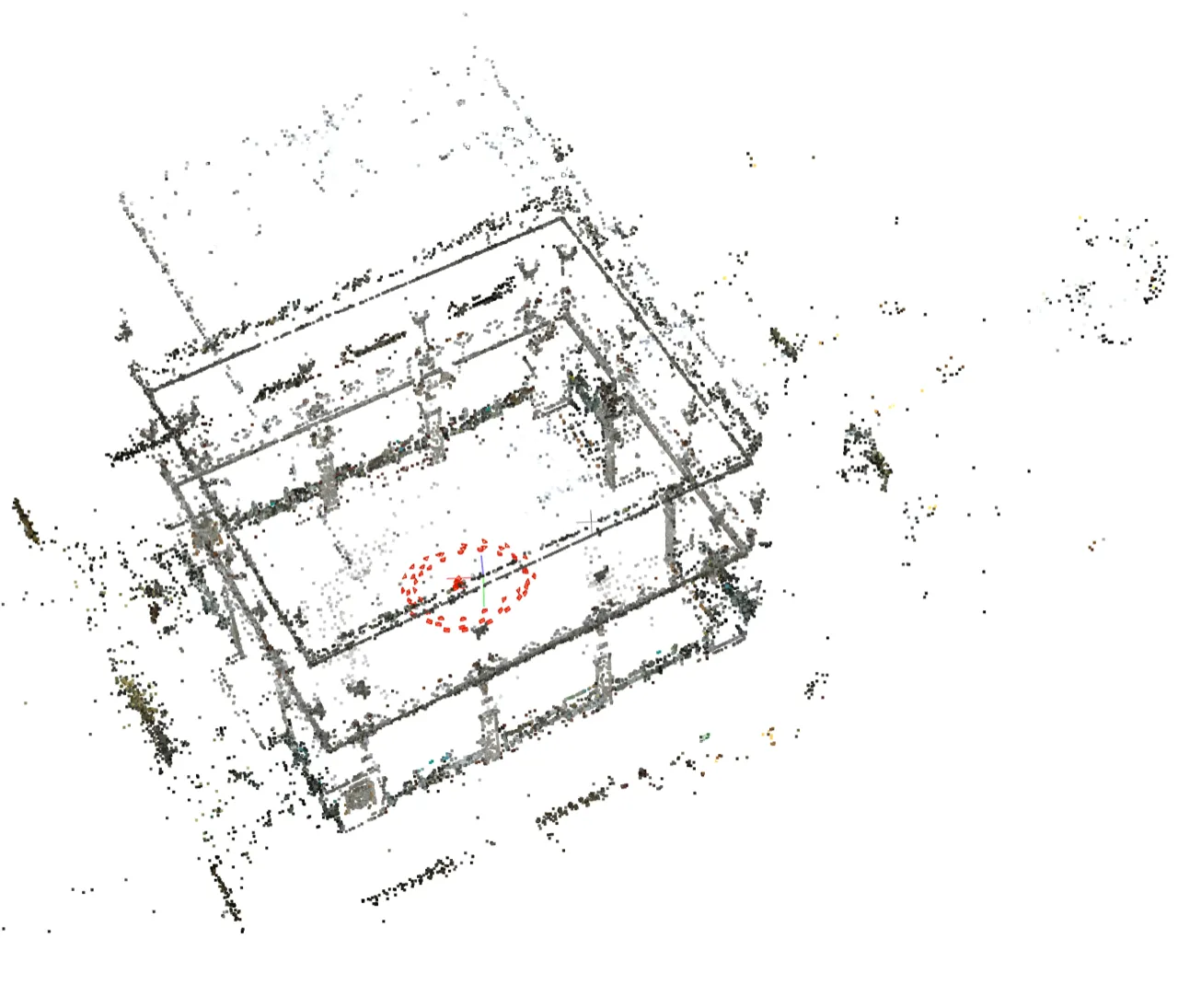 GlueMap 重建结果（展览大厅）