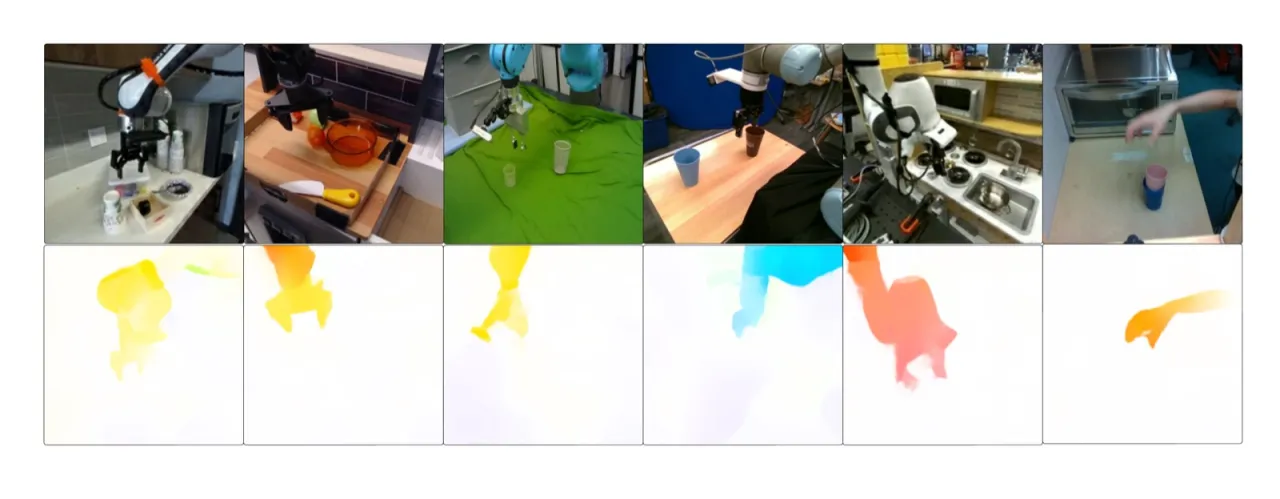 optical flow as action
