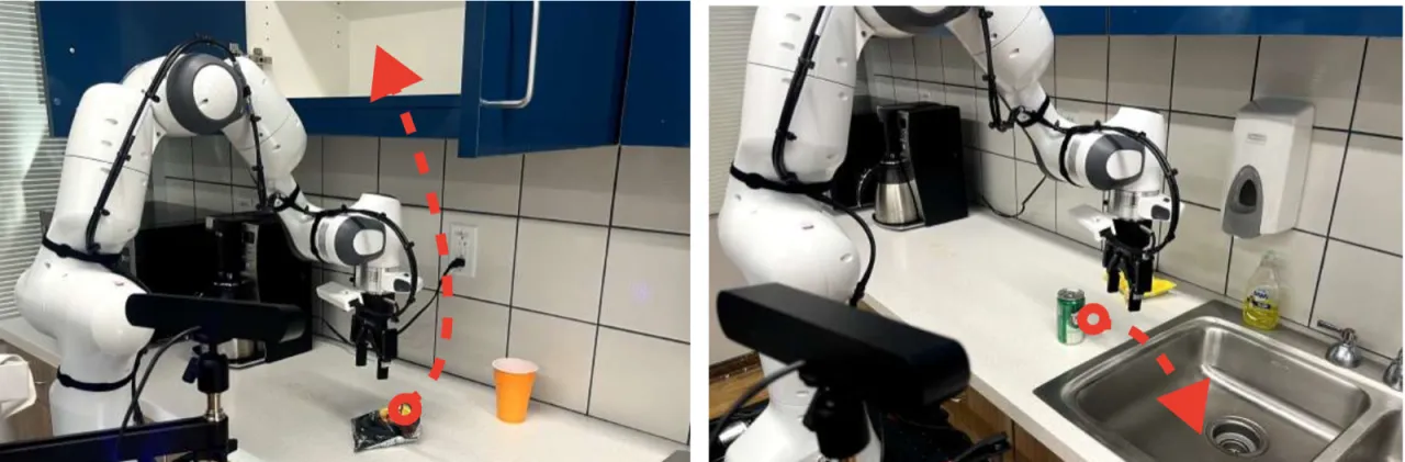 real robot setup