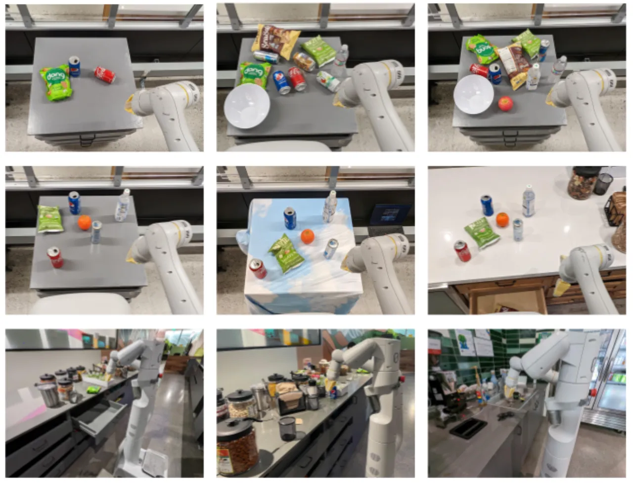 Robustness evaluation with distractors and new backgrounds