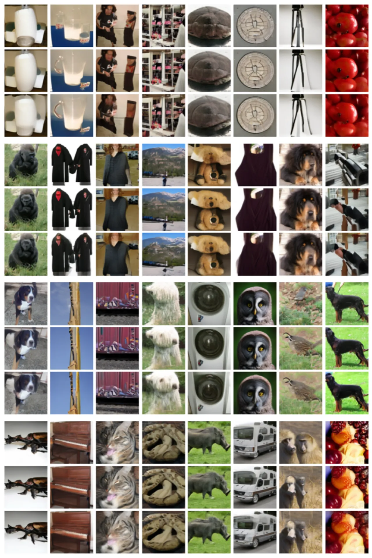 ImageNet-256 类别条件生成样本