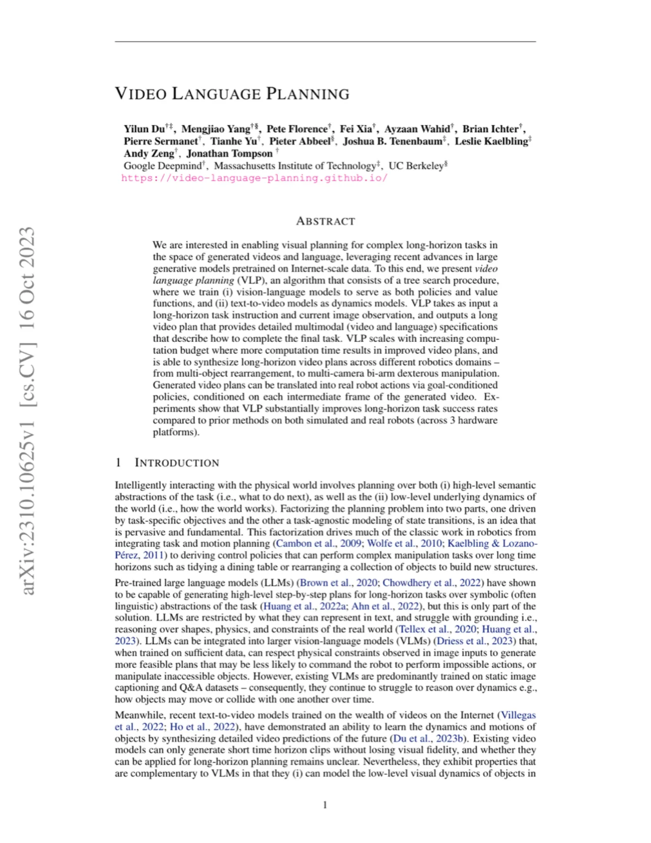 VLP teaser figure — overview of the algorithm