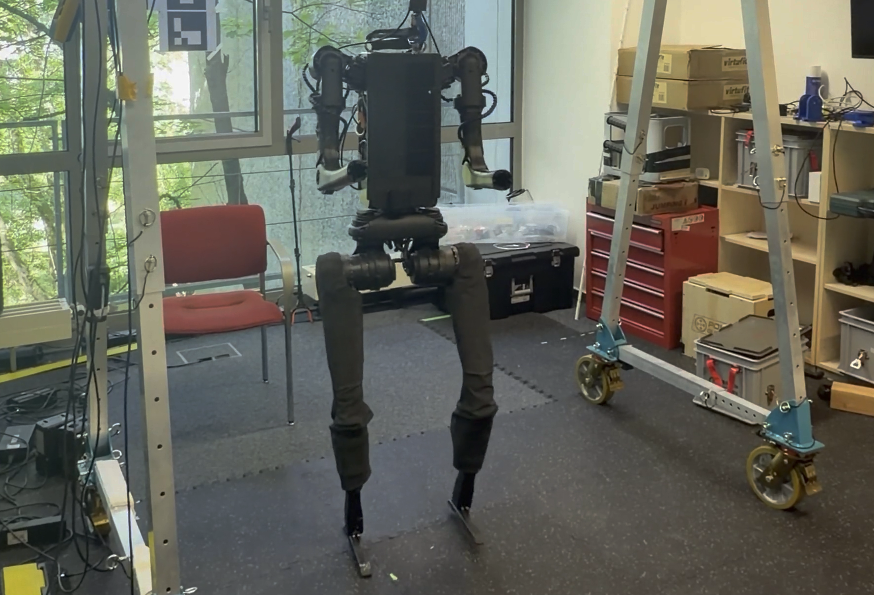 Unitree H1 humanoid locomotion